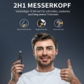 Miniatyrbilde 6 av 6: Nesetrimmer for nesehår og ørehår 2 i 1 Profesjonell KLB