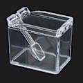 Miniatyrbild 8 av 8: Transparenta plastkryddburkar, flaskor med kryddburkar KLB