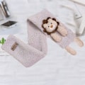 Miniatyrbillede 5 af 5: Børnehalsrør - Blødt og varmt strikket halstørklæde - Vinterklassiker - Halsvarmer til drenge - Lysegrå - KLB