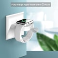 Miniatyrbillede 4 af 8: Oplader til Apple Watch, iwatch Series 6/5/4/3/2/1/SE, med hvidt hængende spænde