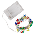 Miniatyrbillede 6 af 8: 5m 50 LED Femspidset Stjernelyskæde til Jul KLB