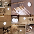 Miniatyrbilde 6 av 7: LED-nattlys, magnetisk innendørs bevegelsessensorlampe med gratis frakt KLB