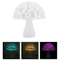Pikkukuva 5 / 8: Värikäs kaunis RGB 3D-tulostus sienilamppu koriste KLB