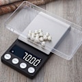 Miniatyrbillede 4 af 5: Mini Lomme 500/0,01g Høj Præcision LCD Baggrundsbelyst Vægtskala 1kg/0,1g KLB