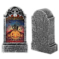 Miniatyrbilde 8 av 8: Halloween rekvisitter, simulert gravsteinformet lampe KLB