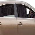 Miniatyrbilde 2 av 7: Solskjerming bilgardin UV-beskyttelse frontrute 2 stk svart KLB