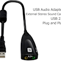 Pikkukuva 6 / 7: Ulkoinen USB-äänikortti tietokoneelle USB-ääniadapteri ulkoiseen