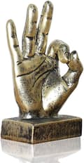 Lependor plastresin gestfigur skrivbordsfigur fingerskulptur
