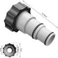 Miniatyrbillede 5 af 5: Pool slange adapter A til Intex swimmingpools, pool slange adapter med 38 mm og