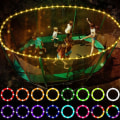 Miniatyrbilde 1 av 5: LED-trampolinlys, fjernstyrt LED-lys for trampoline, 16 fargeskiftende