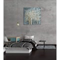 Miniatyrbild 4 av 4: Trädväggskonst Dekor Blå Vit Modern Abstrakt Canvasmålning Tryck Bilder