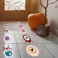 Pikkukuva 3 / 5: 2 kpl Uusia Halloween-ikkunatarroja, suuret pelottavat demonitarrat Halloween-juhlan koristeluun, veriset kädet ja jalat DIY-tarrat lasille perhekouluun (M)