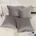 Miniatyrbilde 5 av 6: Myke, solide dekorative firkantede putetrekk sett putetrekk for sofa