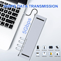 Miniatyrbillede 7 af 8: USB multi-interface extender, der passer til MacBook Apple