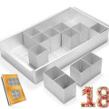 Miniatyrbild 1 av 6: Bakform siffror, siffror och bokstäver kakform, stor rektangulär kakform,