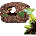Miniatyrbillede 4 af 4: Reptilhabitat Dekoration Resin Firben Skorpion Schlange Simulation Versteck Höhle Reptil Box Landschaftsdekoration Höhle für Reptilien