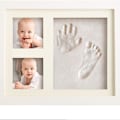 Miniatyrbillede 2 af 6: Baby håndaftryk fodaftryk ler fodaftrykssæt til nyfødte og KLB