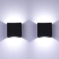 Miniatyrbillede 1 af 5: 2 stk. indendørs LED-væglampe, 6W moderne indendørs væglampe i aluminium til stue, soveværelse, badeværelse, køkken, spisestue