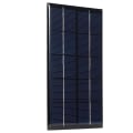 Miniatyrbillede 1 af 8: 2W 5V polysilicium solcellepanel batteri oplader strømforsyning KLB