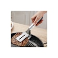 Miniatyrbillede 5 af 5: Dobbeltsidet rustfrit stål brødtang til grill og køkken, A KLB