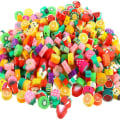 Miniatyrbilde 1 av 5: yumcute Fruktperler, DIY armbåndsperler, 100 stk, 1 sett, til armbånd,