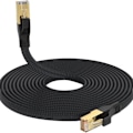 Miniatyrbilde 3 av 8: Cat 7 Ethernet-kabel 3m Heavy Duty Flat Lang Internett