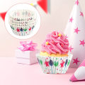 Miniatyrbillede 5 af 5: 600 stk. bagepapir, non-stick bageforme, cupcakeforme, regnbue cupcakeforme til muffins, kager, cupcakes -