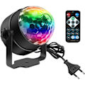 Miniatyrbillede 1 af 6: Discokugle Disco Lys LED Disco DJ Lampe 3W RGB Scenelys KLB
