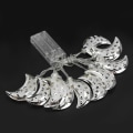Miniatyrbillede 8 af 8: 1,5 m 10 LED Metal Hul Mån Form Kobbertråd Strenglys KLB