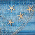 Miniatyrbillede 8 af 8: 200cm x 100cm Fiskenet Strand Tema Dekoration Middelhavsstil Dekoration KLB