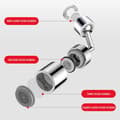 Miniatyrbilde 5 av 8: Dual Mode Roterende Kjøkkenkran Splash Filter Spray Tap