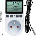 Miniatyrbillede 2 af 5: Digital temperaturregulator til opvarmning og køling af termostatkontakt LCD-temperaturregulator
