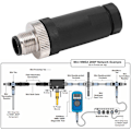 Miniatyrbillede 4 af 5: For NMEA 2000-stik, der kan installeres på stedet, M12 5-polet IP67 vandtæt bådtilbehør til Lowrance-netværk KLB
