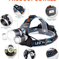 Pikkukuva 3 / 4: Ladattava LED-otsalamppu, 5000 lumenin juoksuotsalamppu, KLB