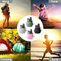Miniatyrbilde 5 av 5: Art Clip-On Foldable Silikon Vannflaske for Barn Svart KLB