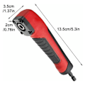 Miniatyrbilde 2 av 5: Skrutrekker Socket, 90° Skrutrekker Socket Adapter, 90 Graders Vinkel, Høyre Vinkel Skrutrekker, Led, for 18V Slagdriver og Bor KLB