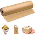 Pikkukuva 2 / 7: Ruskea kraftpaperirulla 45cm x 30m - Luonnollinen kierrätetty paperi