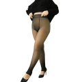Miniatyrbilde 1 av 5: Falske gjennomsiktige varme strømpebukser leggings hel lengde sokker KLB