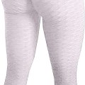 Miniatyrbilde 1 av 4: Berømte leggings, kvinners rumpe løftende yogabukser høye 01 hvite KLB