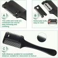 Miniatyrbillede 5 af 5: Razor Kam Tyndere Hår Kam Razor Kam Frisør Hårklippning Razor Kam Dobbeltsidet Frisør Razor Kam Værktøj til Hårklippning og Styling