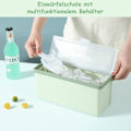 Miniatyrbilde 5 av 7: Iskubeholder med lokk, isbitbrett med lokk,