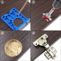 Miniatyrbild 2 av 5: Hinge Jig Borr Bits Set 35mm Justerbar Hinge Borr Bits KLB