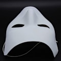Miniatyrbilde 7 av 8: 10-delt sett DIY hvit maske for maling enkel tom stil 3 KLB
