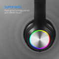 Pikkukuva 2 / 8: Langaton kuulokemikrofoni RGB-valollisella korvaläpällä, Bluetooth-kuulokemikrofoni