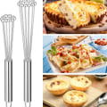 Miniatyrbillede 7 af 7: 2 stk. rustfrit stål metal piskeris piskeris køkken piskeris sæt