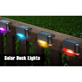 Miniatyrbild 8 av 8: 4-pack Soltrappbelysning Solbelysning för Däck Utomhus LED Soltrappbelysning IP65