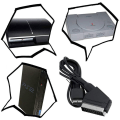 Pikkukuva 6 / 8: Pelikonsoli PS2 Luuta Otsikko PS3 RGB Scart-kaapeli AV-kaapeli PS3 / PS2 /
