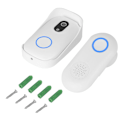 Miniatyrbillede 3 af 8: Smart RF trådløs ringedørklokke WiFi visuel telefon KLB