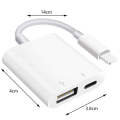 Miniatyrbillede 2 af 4: USB-kameraadapter, USB-stik OTG-adapter kompatibel med telefon, bærbar USB