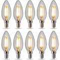 Miniatyrbild 3 av 5: 10-pack C35 LED-glödlampor 220V/240V 4W Edison (C35 E14) KLB
